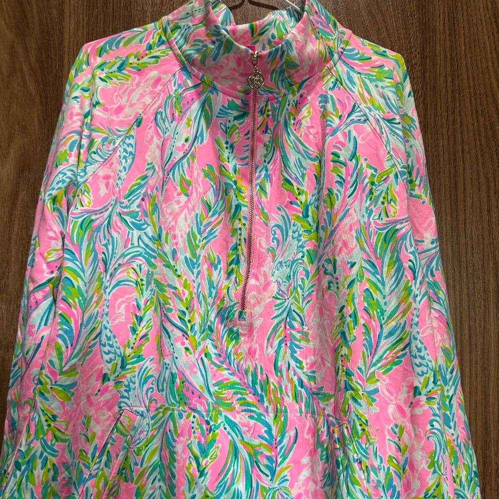 NWOT Lilly Pulitzer Skipper Popover Womens  Multicolor Unicorn Of The Se